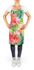 Indiana Peonies in Watercolor Cooking Kitchen Apron DAC1649 product image at NuMercy 2