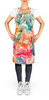 Peonies in Watercolor Cooking Kitchen Apron DAC1596 product image at NuMercy 2