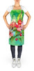 Arkansas Apple Blossom in Watercolor Cooking Kitchen Apron DAC1627 product image at NuMercy 2