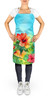 Hawaii Hawaiian Hibiscus in Watercolor Cooking Kitchen Apron DAC1642 product image at NuMercy 2