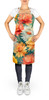 Chrysanthemums in Watercolor Cooking Kitchen Apron DAC1554 product image at NuMercy 2