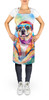 Pug Hippie Dawg Cooking Kitchen Apron DAC2545 product image at NuMercy 2