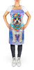 Bichon Frise Hippie Dawg Cooking Kitchen Apron DAC2464 product image at NuMercy 2