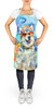 Alaskan Malamute Hippie Dawg Cooking Kitchen Apron product image at NuMercy 2