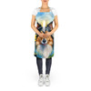 Sheltie in Sunflowers Cooking Kitchen Apron product image at NuMercy 5