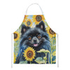 Pomeranian in Sunflowers Cooking Kitchen Apron DAC6135 product image at NuMercy