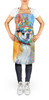 Akita Hippie Dawg Cooking Kitchen Apron product image at NuMercy 2