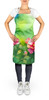 Iowa Wild Prairie Roses in Watercolor Cooking Kitchen Apron DAC1651 product image at NuMercy 2