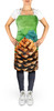 Maine White Pine Cone and Tassels in Watercolor Cooking Kitchen Apron DAC1664 product image at NuMercy 2