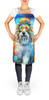 Bearded Collie Hippie Dawg Cooking Kitchen Apron DAC2457 product image at NuMercy 2