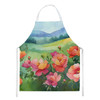 Iowa Wild Prairie Roses in Watercolor Cooking Kitchen Apron DAC1652 product image at NuMercy