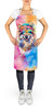Keeshond Hippie Dawg Cooking Kitchen Apron product image at NuMercy 2