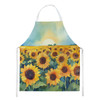 Kansas Sunflowers in Watercolor Cooking Kitchen Apron DAC1655 product image at NuMercy