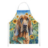 Bloodhound in Sunflowers Cooking Kitchen Apron product image at NuMercy