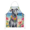 Scottish Deerhound Luau Cooking Kitchen Apron product image at NuMercy