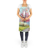 Michigan Apple Blossoms in Watercolor Cooking Kitchen Apron DAC1672 product image at NuMercy 5