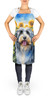 Bearded Collie in Sunflowers Cooking Kitchen Apron product image at NuMercy 2