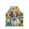 Brittany Spaniel in Sunflowers Cooking Kitchen Apron product image at NuMercy