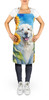 Kuvasz in Sunflowers Cooking Kitchen Apron product image at NuMercy 2