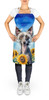 Chinese Crested in Sunflowers Cooking Kitchen Apron product image at NuMercy 2