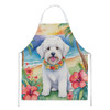 Coton de Tulear Luau Cooking Kitchen Apron product image at NuMercy