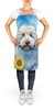 Komondor in Sunflowers Cooking Kitchen Apron product image at NuMercy 2