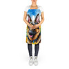 German Shepherd in Sunflowers Cooking Kitchen Apron product image at NuMercy 5