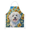 Coton de Tulear in Sunflowers Cooking Kitchen Apron product image at NuMercy