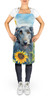 Scottish Deerhound in Sunflowers Cooking Kitchen Apron product image at NuMercy 2