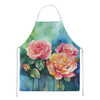 New York Roses in Watercolor Cooking Kitchen Apron DAC1692 product image at NuMercy
