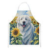Great Pyrenees in Sunflowers Cooking Kitchen Apron product image at NuMercy