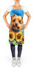 Norfolk Terrier in Sunflowers Cooking Kitchen Apron product image at NuMercy 2