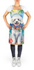 Bichon Frise Luau Cooking Kitchen Apron DAC6372 product image at NuMercy 2