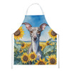 Italian Greyhound in Sunflowers Cooking Kitchen Apron product image at NuMercy