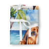 Basset Hound Luau Cooking Kitchen Apron product image at NuMercy 3
