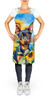 Miniature Pinscher in Sunflowers Cooking Kitchen Apron product image at NuMercy 2