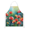 Ohio Scarlet Carnations in Watercolor Cooking Kitchen Apron DAC1698 product image at NuMercy
