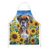 Boxer in Sunflowers Cooking Kitchen Apron DAC6037 product image at NuMercy
