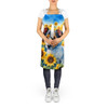 Jack Russell Terrier in Sunflowers Cooking Kitchen Apron product image at NuMercy 5