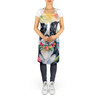 Border Collie Luau Cooking Kitchen Apron product image at NuMercy 5