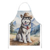 Alaskan Malamute Cowboy Welcome Cooking Kitchen Apron product image at NuMercy