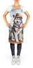 Alaskan Malamute Cowboy Welcome Cooking Kitchen Apron product image at NuMercy 2
