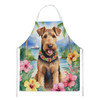 Airedale Terrier Luau Cooking Kitchen Apron product image at NuMercy