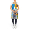 Bedlington Terrier in Sunflowers Cooking Kitchen Apron product image at NuMercy 5