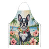 Boston Terrier Luau Cooking Kitchen Apron DAC6383 product image at NuMercy