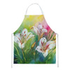 Utah Sego Lilies in Watercolor Cooking Kitchen Apron DAC1711 product image at NuMercy