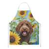 Labradoodle in Sunflowers Cooking Kitchen Apron DAC6112 product image at NuMercy