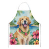Golden Retriever Luau Cooking Kitchen Apron product image at NuMercy
