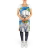 White Poodle Luau Cooking Kitchen Apron DAC6496 product image at NuMercy 5