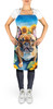French Bulldog in Sunflowers Cooking Kitchen Apron DAC6081 product image at NuMercy 2
